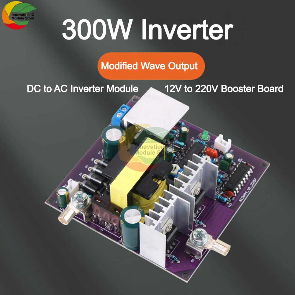 Power Inverter 12v 50HZ to AC220v Low Frequency Inverter Transformer Variable Frequency Transformer Drive Circuit Board