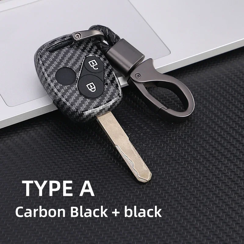 

ABS Carbon Car Key Case Cover For Honda Fit CIVIC JAZZ Pilot Accord CR-V Freed Freed Pilot StepWGN Insight Key Shell