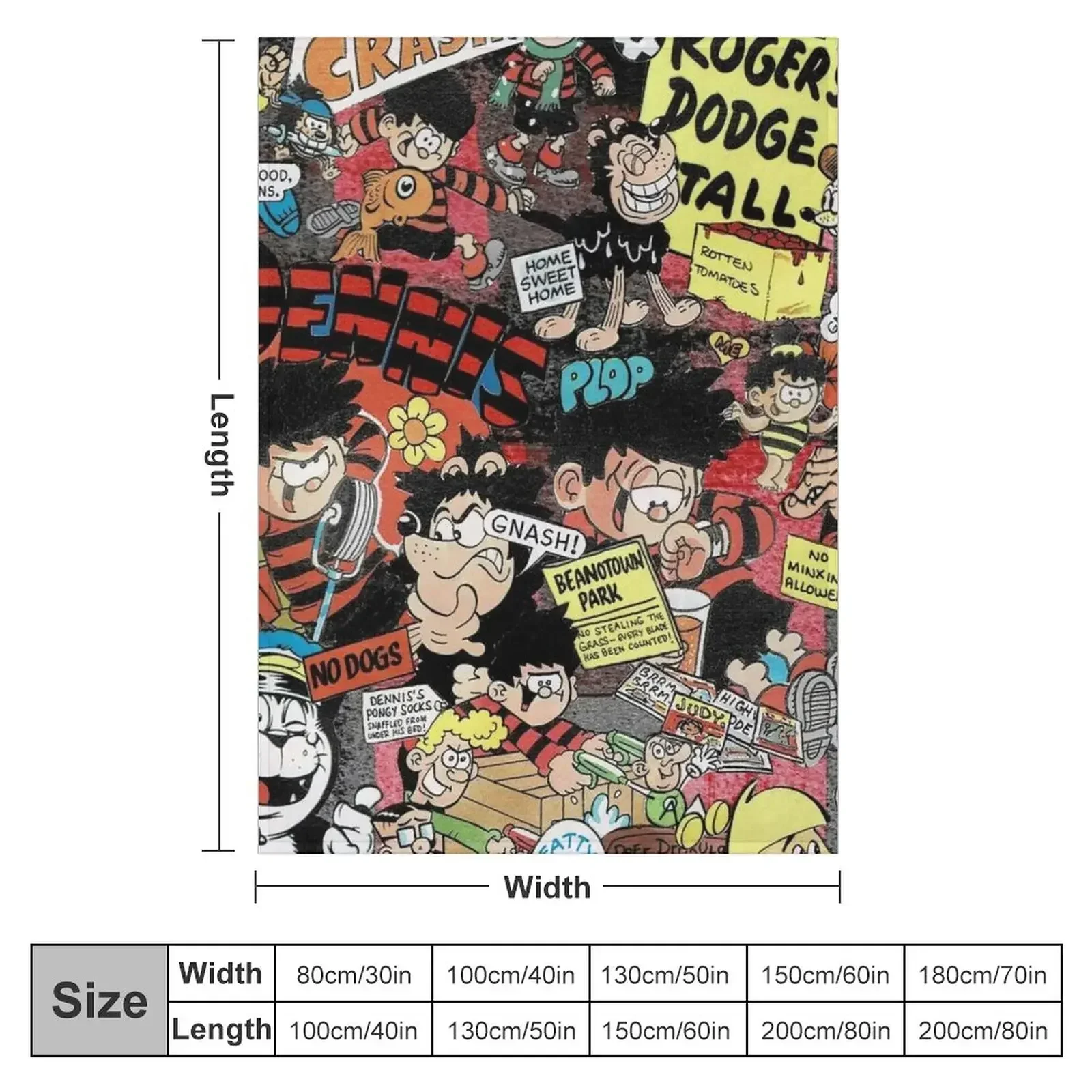 Beano 2 Throw Blanket Beautifuls blankets and throws anime Blankets