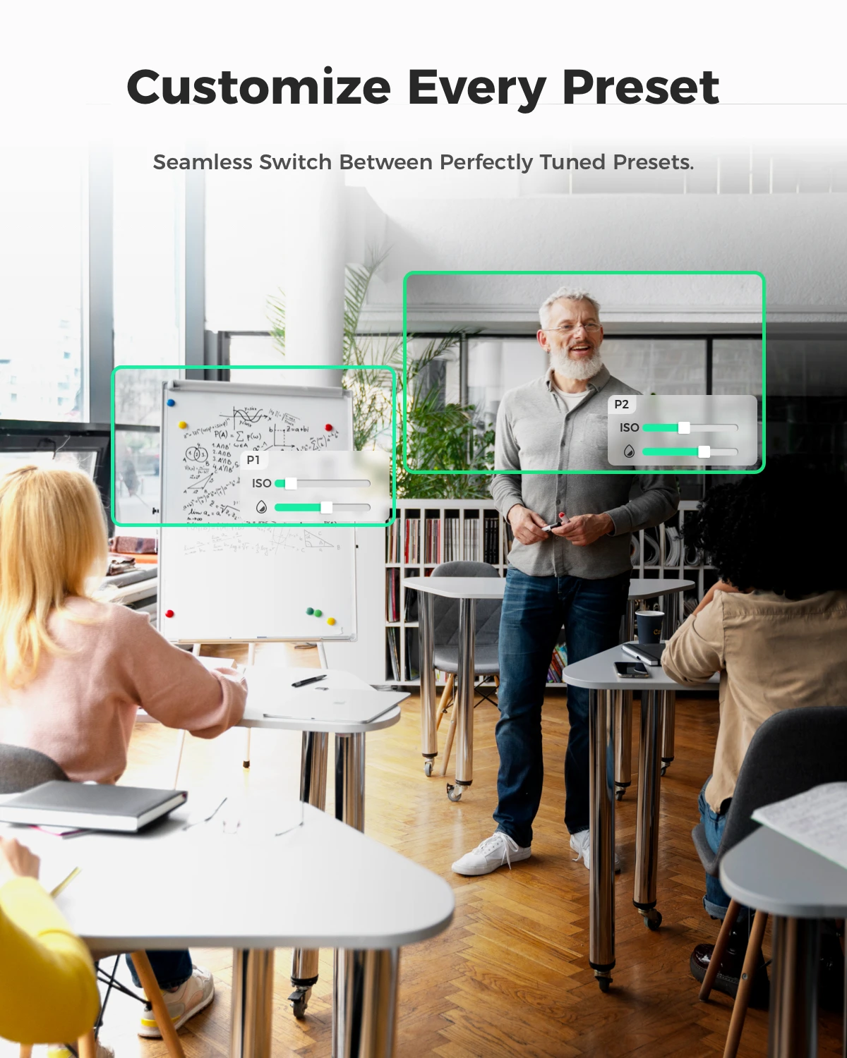 كاميرا ويب OBSBOT Tiny SE 1080P 100FPS للكمبيوتر الشخصي، كاميرا بث PTZ لتتبع الذكاء الاصطناعي مع مستشعر 1/2.8 بوصة، تحكم بالإيماءات، ISO مزدوج، HDR #4