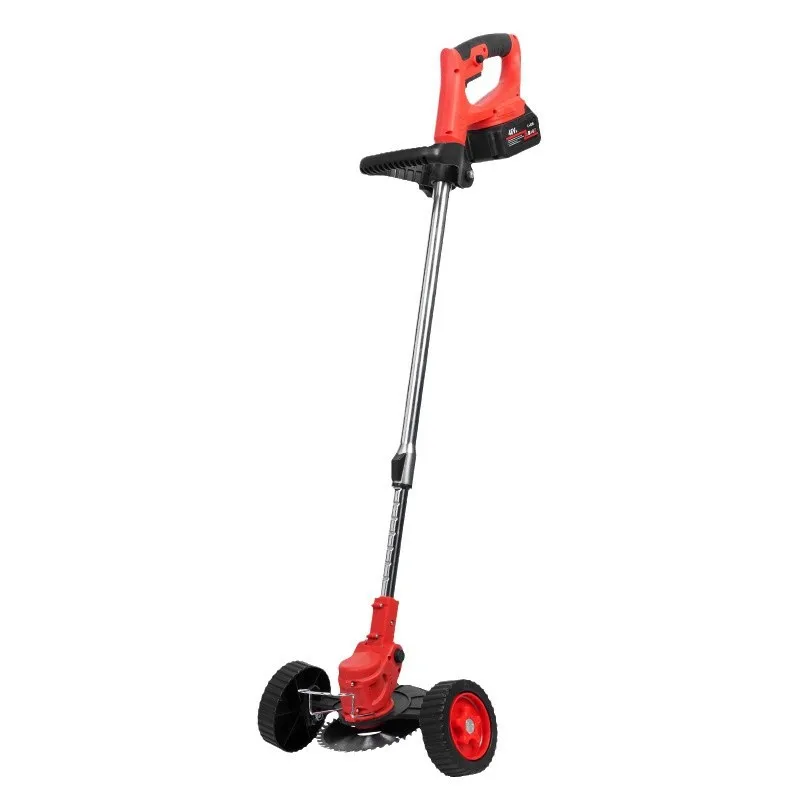 Electric Lawn Mower Household Small Lithium Battery Mower Lawn Trimmer Multifunctional  Mower Hoeing Fast Delivery