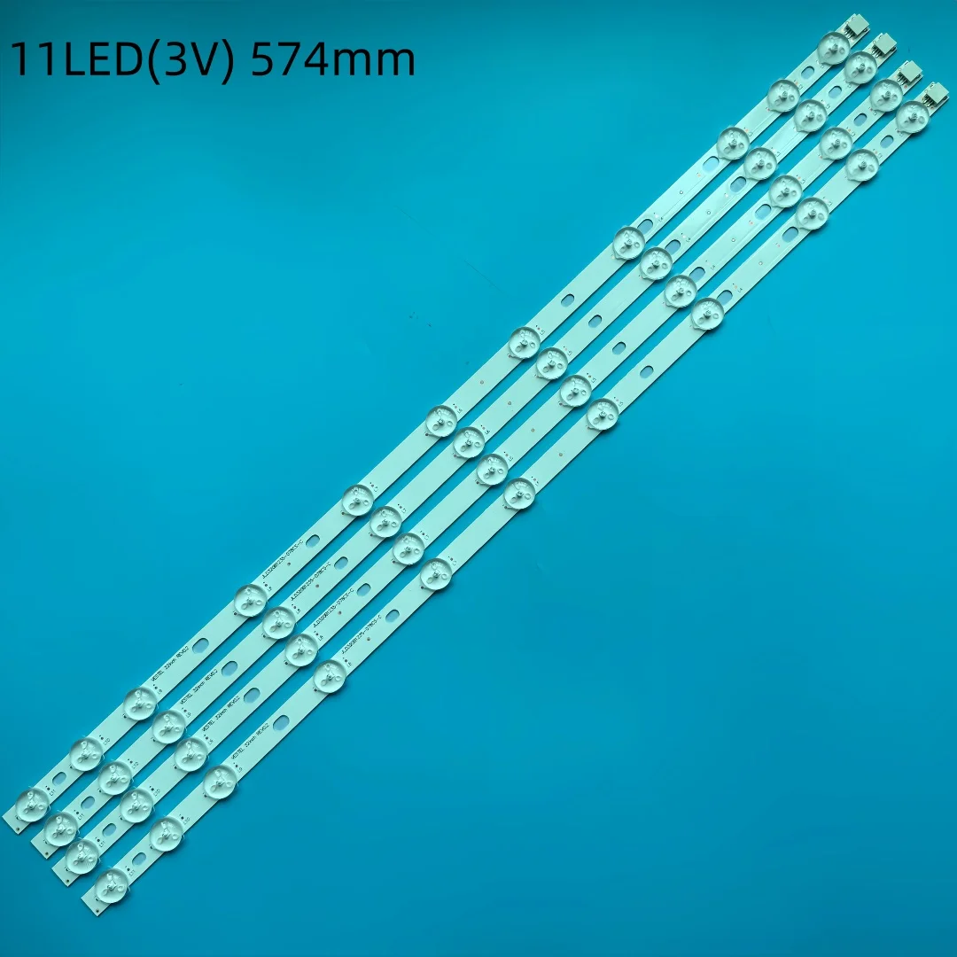 

50 шт. 11 светодиодов 574 мм для VESTEL 32D1333DB 32D1334DB INNOTEK 32 "NDV REV0.0 VES315WNDB-01 VES315WNDS-2D-N14 JL.D320B1235-078CS-C