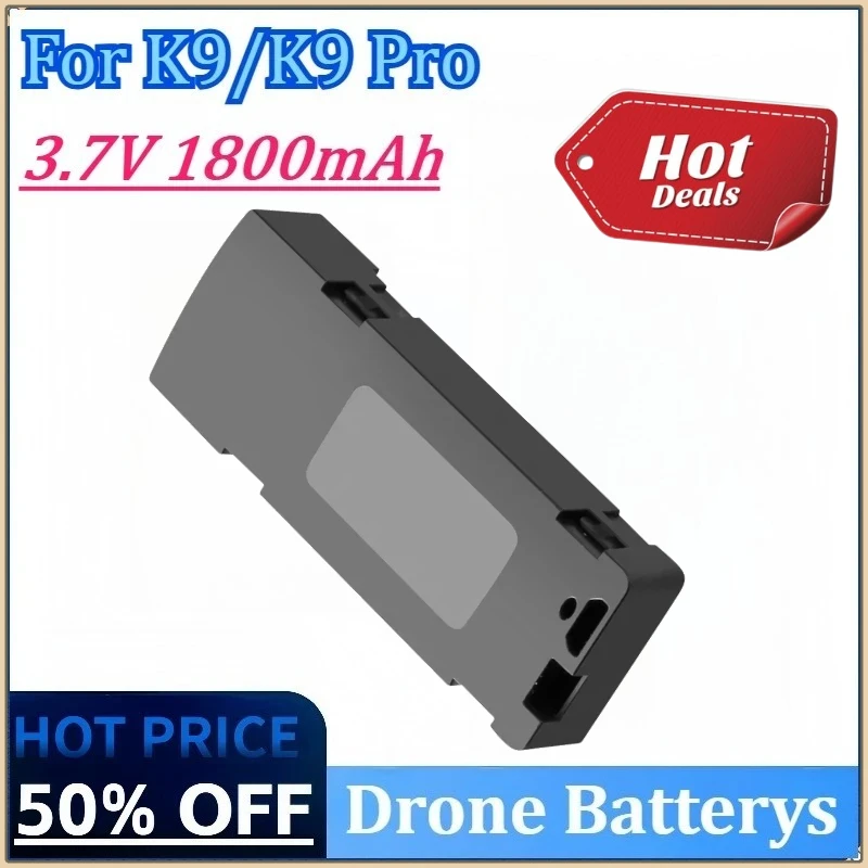

Newly Upgraded 3.7V 1800mAh High Quality Drone Battery for K9/K9 Pro Mini Drone Accessories Parts Rechargeable Battery