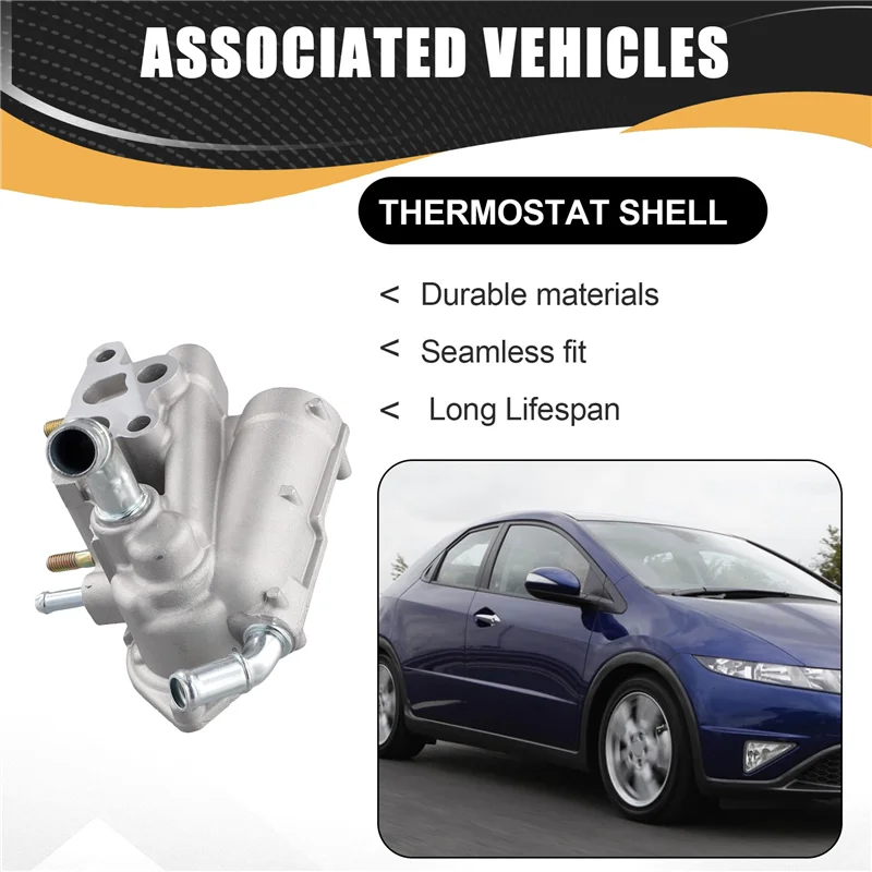 

ABTD-Car Coolant Thermostat Case Housing Fit For Honda Civic 1.8L 2006-2011 19320-RNA-A50