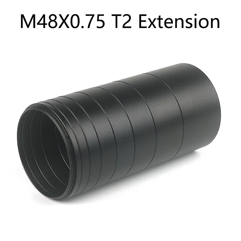 M48 Extension Tube Kit 3/5/7/10/12/15/20/30mm M48x0.75 on Both Sides for Astronomy Profession Telescope Astrophotography