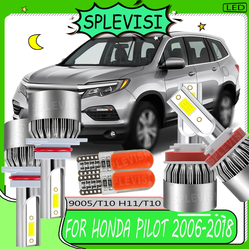 

Easy Installation High-Performance Bright White LED Headlights For Honda Pilot 2006 2007 2008 2009 2010 2011 2012 2013-2018