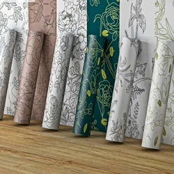 Self-adhesive Background Wall Sticker Sketch Thickened Waterproof Wallpaper Bedroom Living Room Home Decoration Sticker