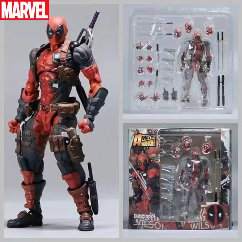 

Шарнирная фигурка Marvel Legends, экшн-фигурка Yamaguchi Deadpool, подвижная модель из фильма Kaiyodo, игрушки для детей, подарок