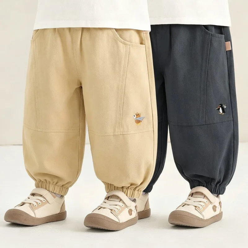 Cotton Kids Cargo Pants Baby Long Trousers Autumn Casual Pants for Boys Girls Toddler Children Clothing  Baby Girls Clothes