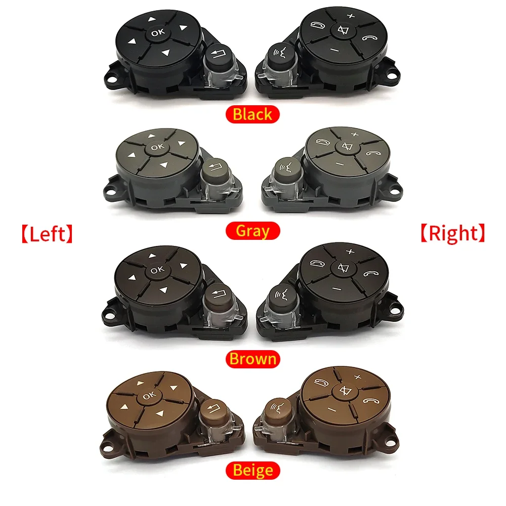 For Mercedes W204 X204 W212 Car Steering Wheel Control Buttons Cover For Benz C GLK E Class C200 E260 GLK300 2048210351 - Image 2