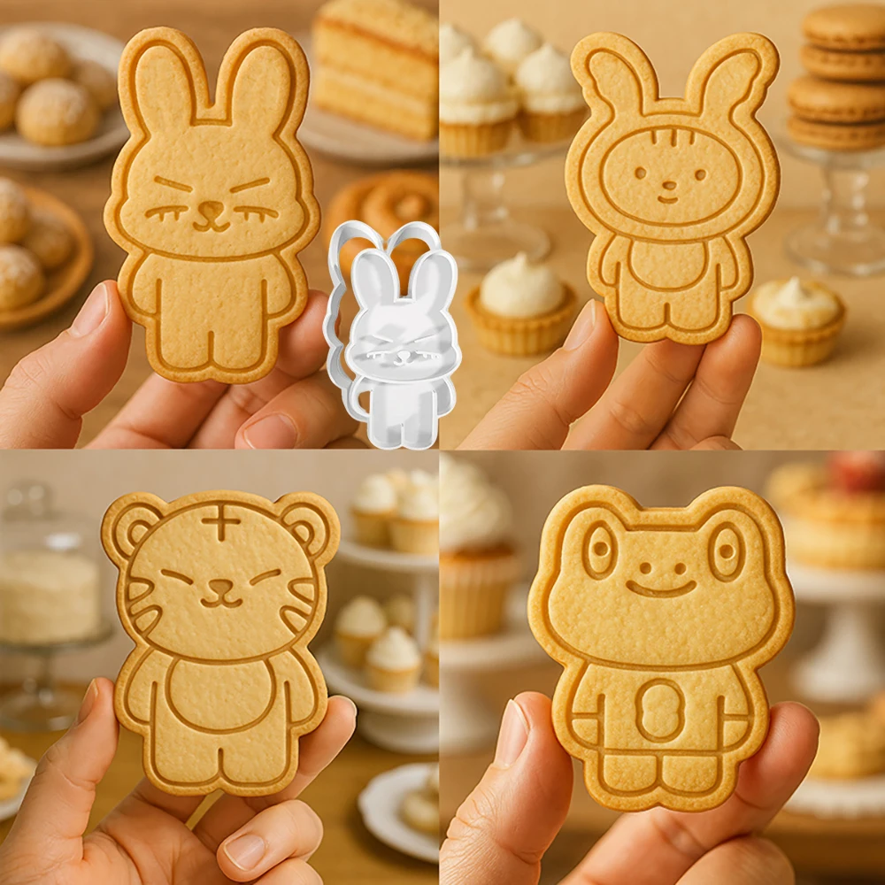 

Cartoon Miniteen Cookie Cutters DIY Bakery Tools and Accessories Stampcookie Cutters