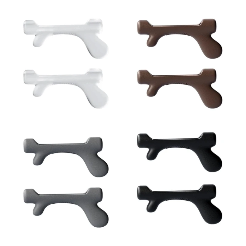 Eyeglass Ear Grips, Soft Temple Support for Steadier Daily Wear and Use, Simple Slide Accessory, 10 Pair Y166