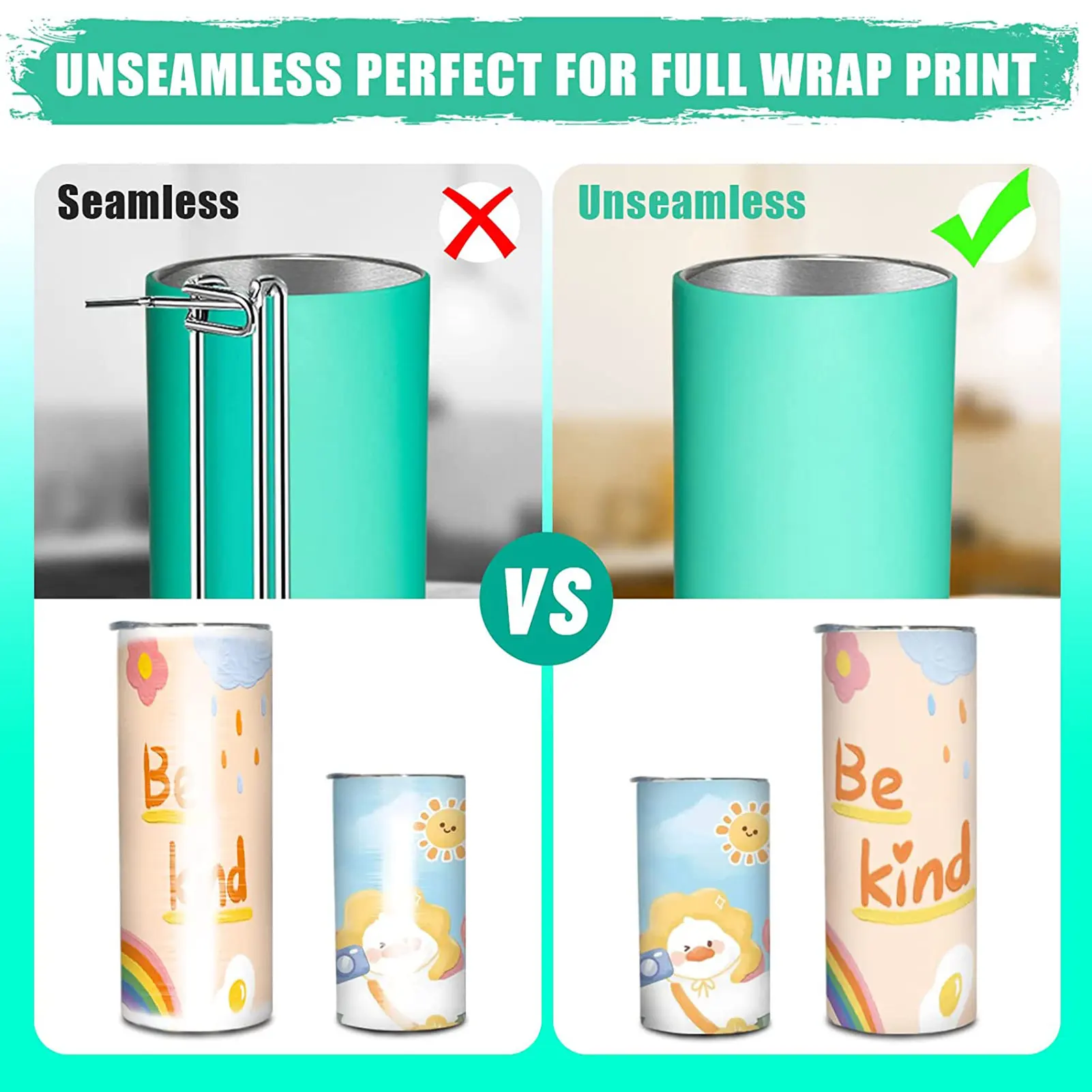 Sublimation Tumblers Silicone Wraps Bands Sleeve Kit For Straight Blanks Cups Mug With Heat Resistant Gloves Tapes 