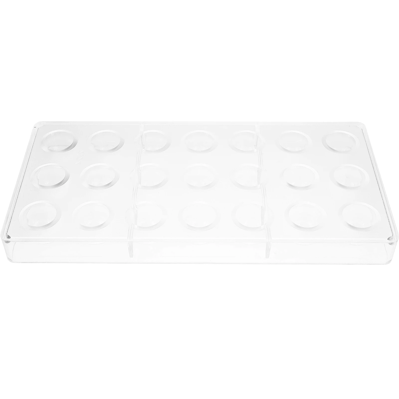

21-Cavity Chocolate Mold Transparent Reusable Baking Candy Dessert Molds Kit Kitchen Tool For Cake Shop Wedding Cookie Molds