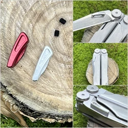 Custom made Aluminum Alloy Thumb Grip Easy open Button For Leatherman Wave CNC DIY Accessories
