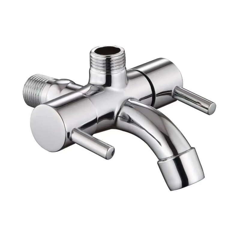 

Быстро открывающийся одиночный кран для холодной воды, боковой двойной открытый многофункциональный кран с двойным управлением, кран с двойным управлением