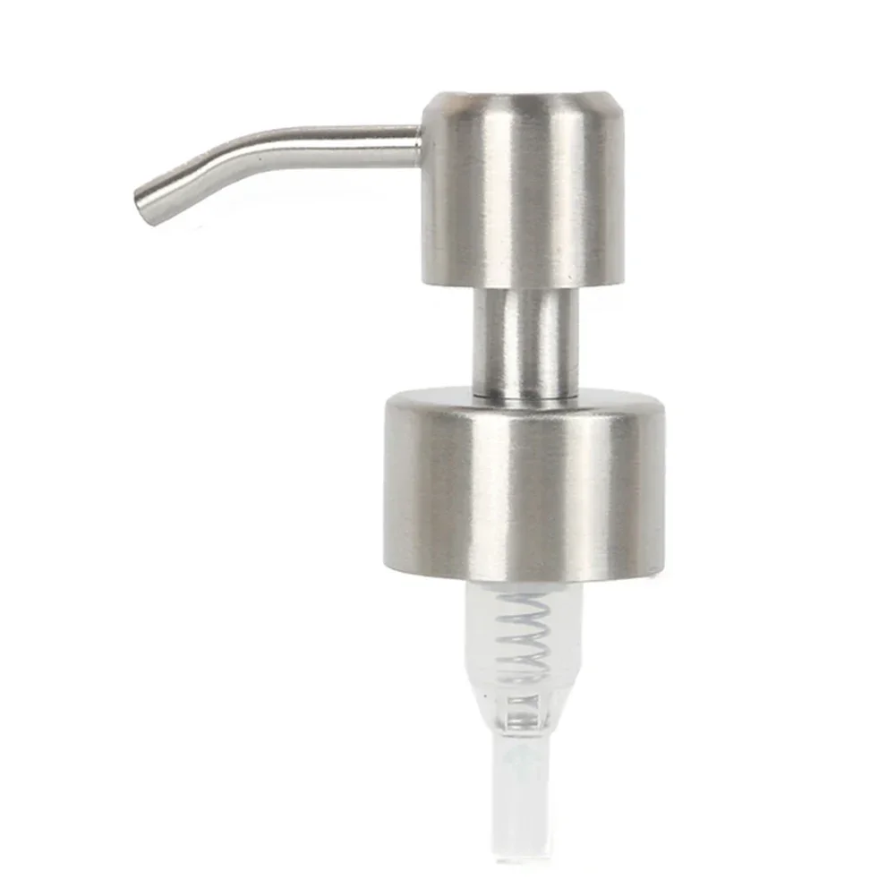 Zeepdispenser Pomp Pompkop 11 Cm Anti-Corrosie Roestbestendig Zilver/Zwart Thuis Zeepdispenser Nieuwe Praktische vervanging