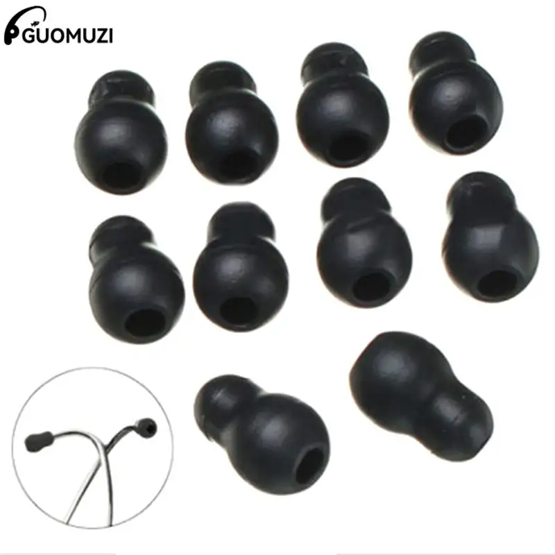 10pcs/lot Silicone Soft and Comfortable Stethoscope Earphone Earplug Littmann Earbud Ear Pads for 6mm (3.5mm)