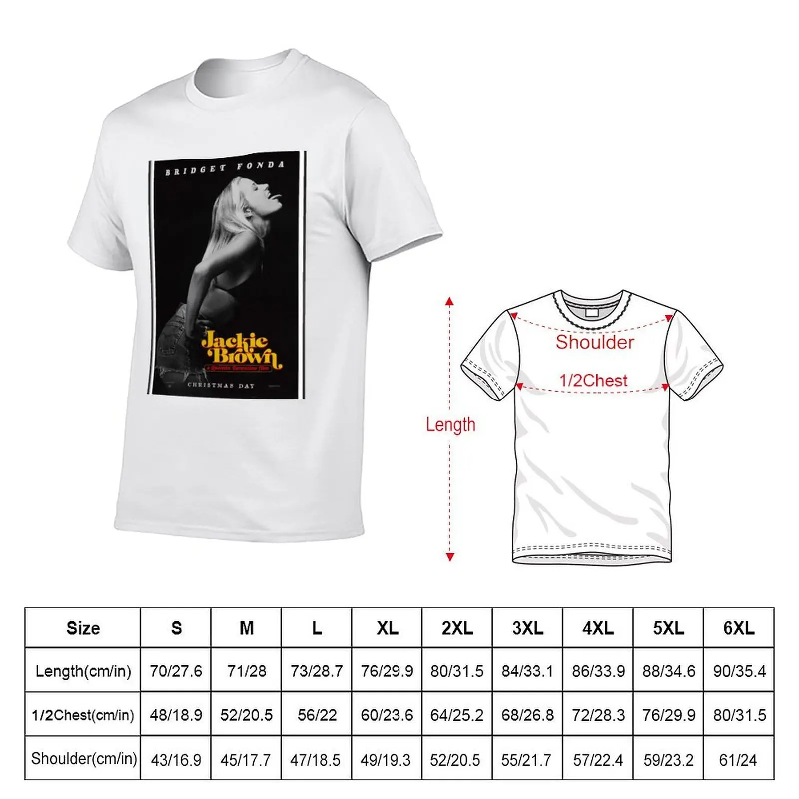 Bridget Fonda Jackie Brown 1997 movie T-Shirt anime t shirts oversize man t shirts graphic T-Shirt