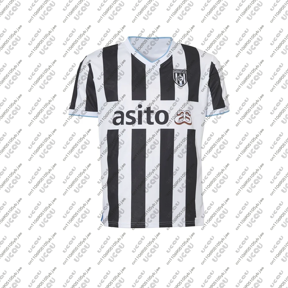 2025-26 masculino crianças meninos masculino respirável camisa de futebol em casa futebol h-heracles A-A-Almelo jogo esportes longe presente de secagem rápida topo
