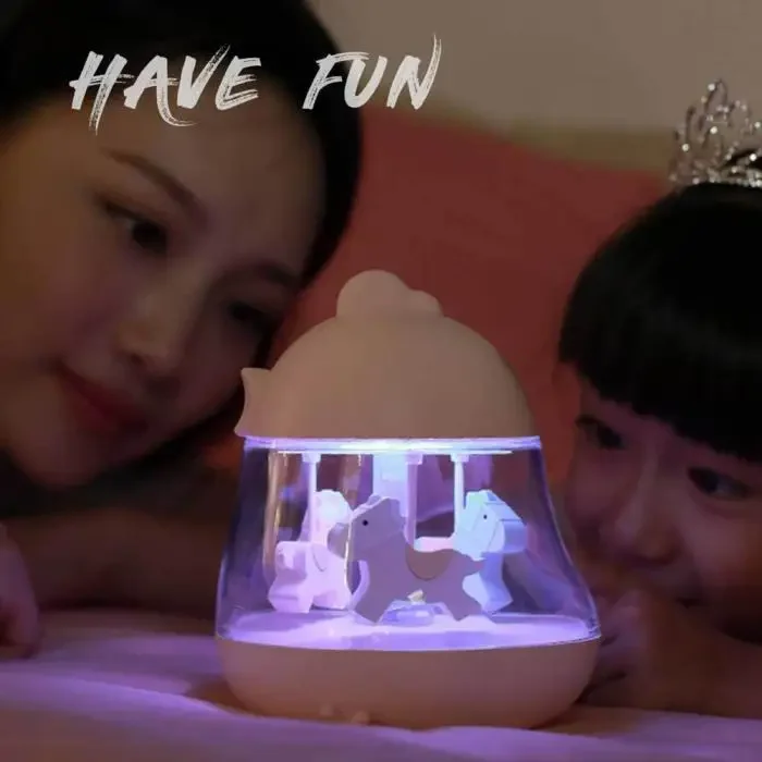 

Carousel Music Night Light Cartoon Night Lamp for Bedroom Home Decorations Drop Shipping
