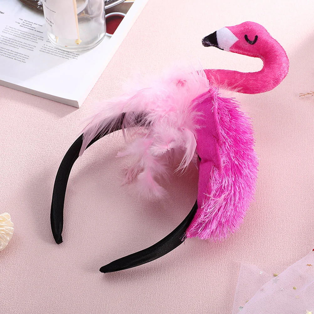 

Tropical Party Decorations Flamingo Headband Bands Hair Accessories Gift Child Toppers