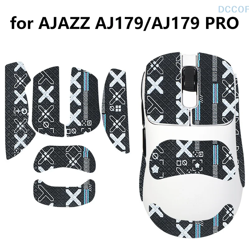 المضادة للانزلاق ماوس شريط لحام تزلج ملصق ل AJAZZ AJ179/AJ179 برو الألعاب ماوس للرياضة الإلكترونية ألعاب الكمبيوتر عدم الانزلاق تمتص العرق