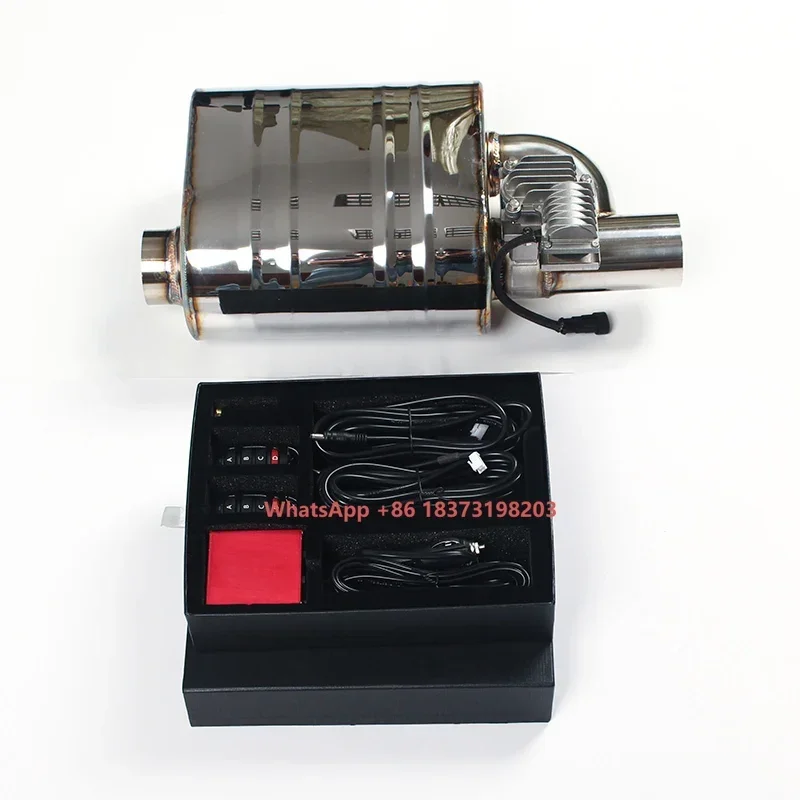 

Car Exhaust H Type Electric One Inlet One Outlet Valvetronic Exhaust Muffler with 4 Keys Remote