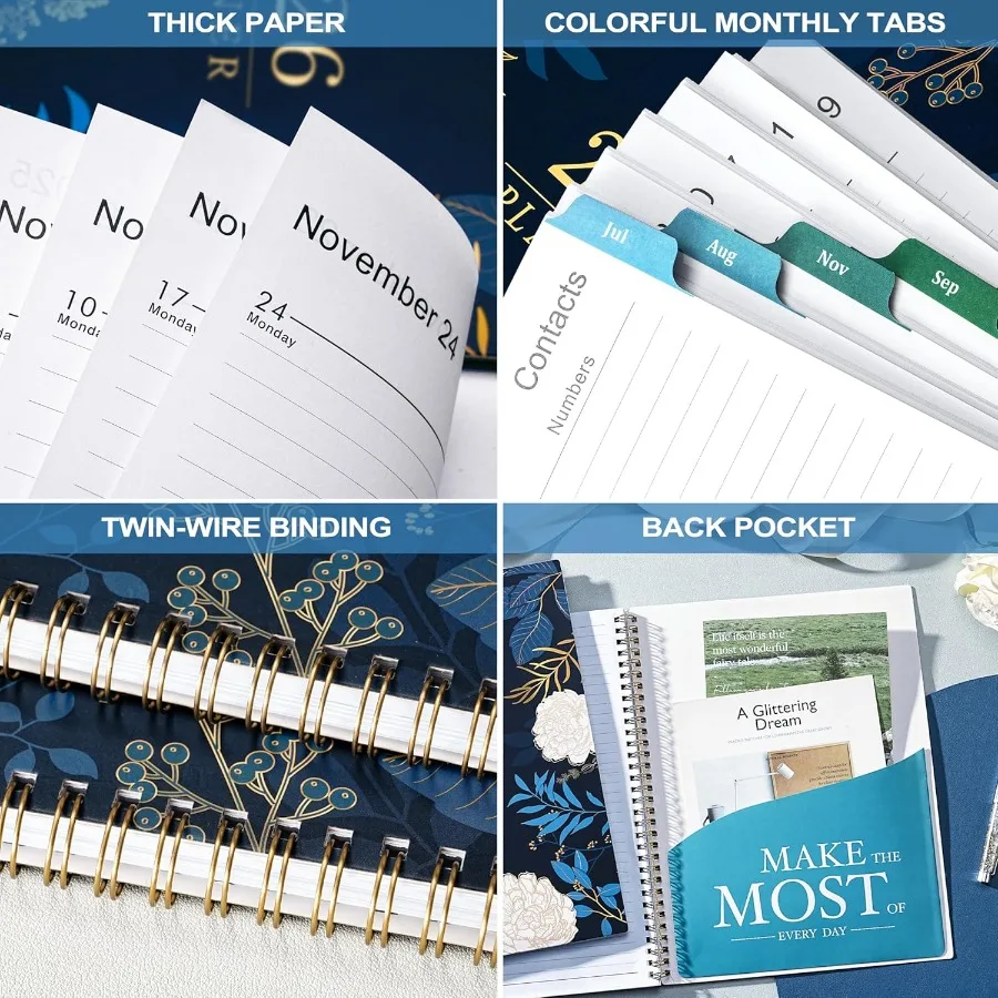 مخطط 20252026 يوليو 2025 يونيو 2026 20252026 مخطط أكاديمي أسبوعي وشهري 9 بوصة × 11 بوصة مقاس A4 عطلات ربط Twinwire Mo #6