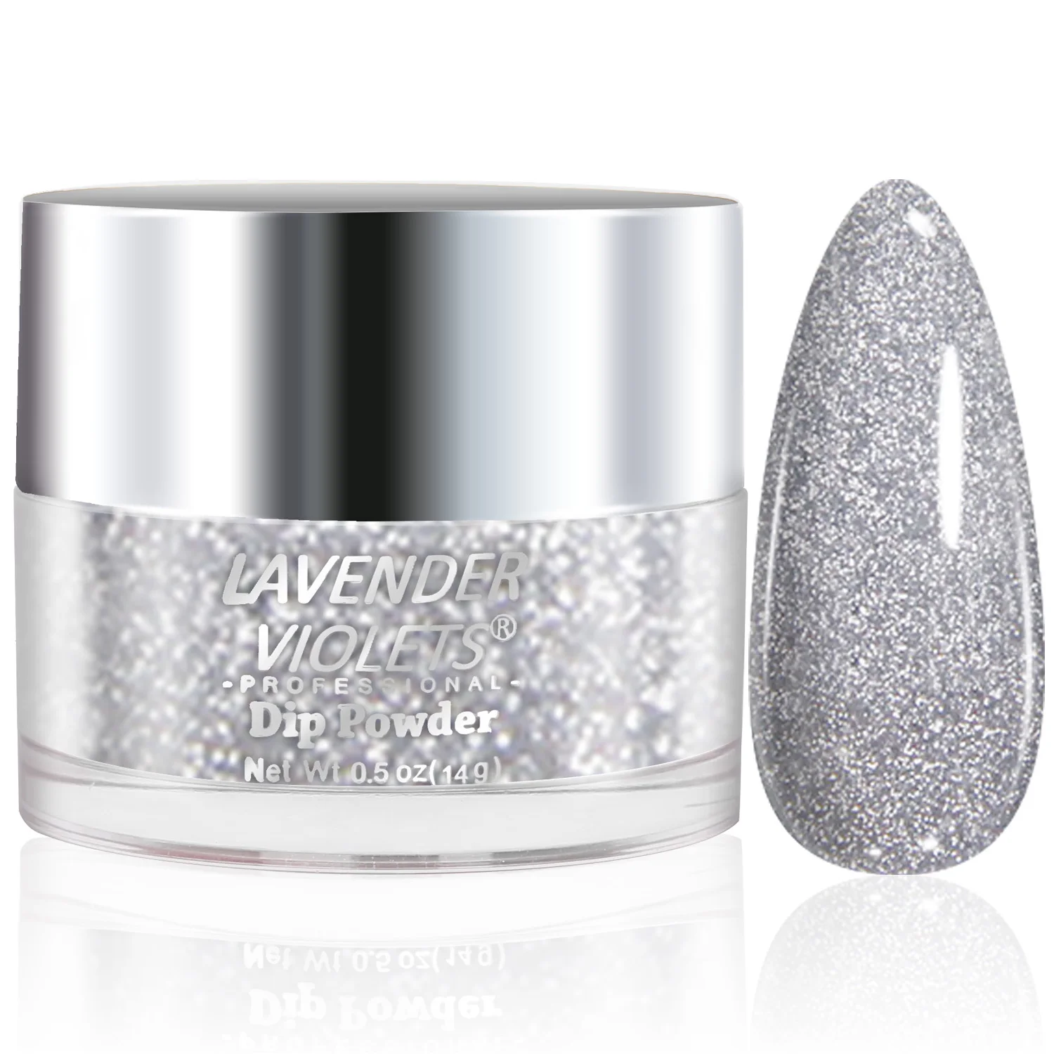    0,5 oz/14 g multi-kleuren dip poeder sprankelende nagel glitter luchtdroge Franse nail art decoratie manicure