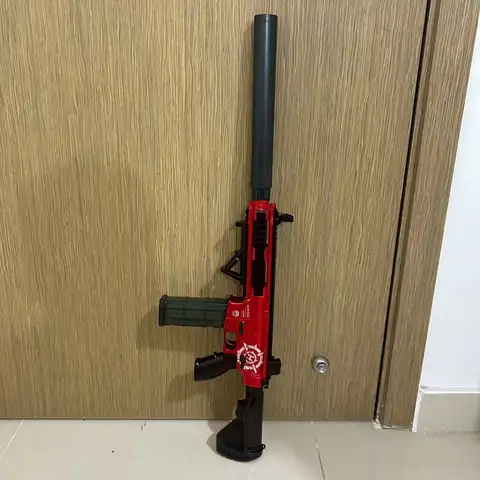 MGP Electric Toy M416 Toy Gun Soft Bullet Shell Ejecting Manual Double Clips Adult Boy Gifts Game Toy Gun Kids Gifts