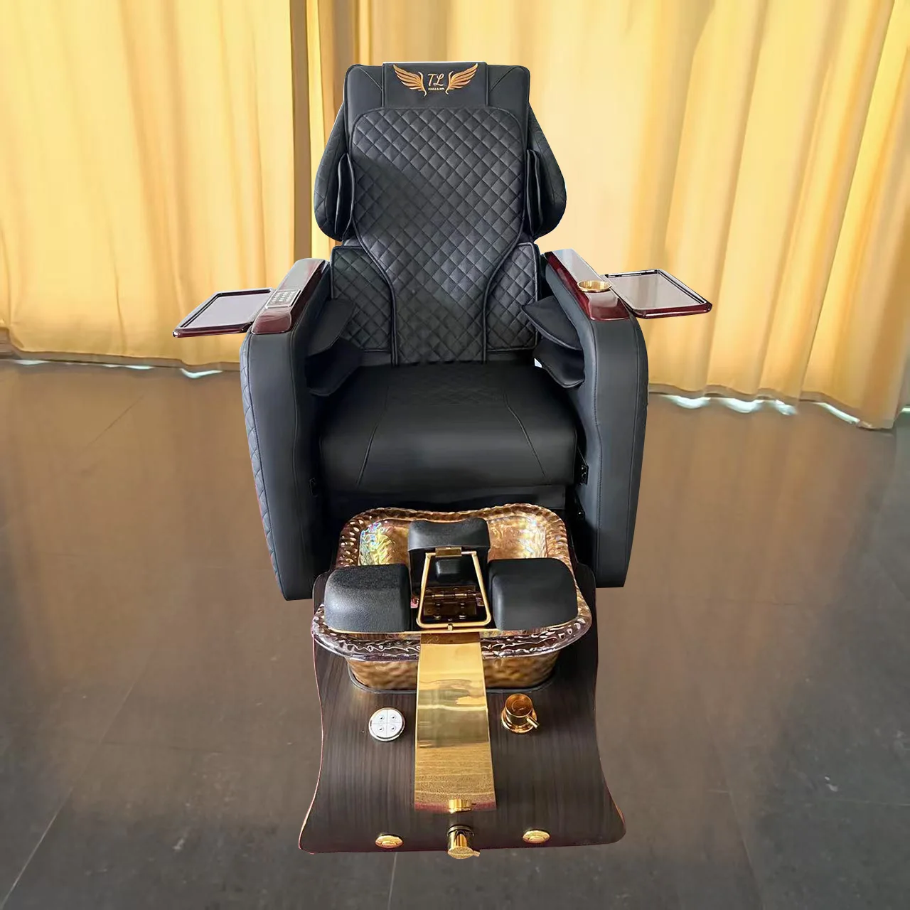 

Bomacy New Luxury Professional Spa Pedicure Chairs with Pedicure Basin for Nail Salon Spa Salon Furniture