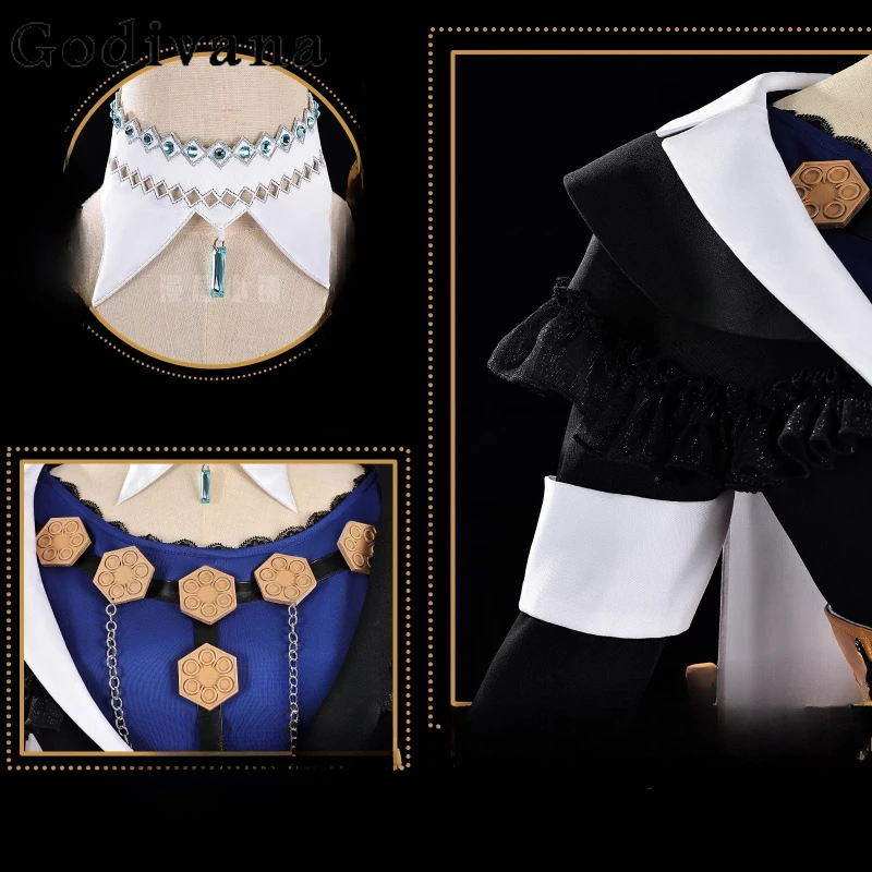 Tomorrow Ark Cos Festival Costumi Set per le donne Halloween Party Uniform Cosplay Abbigliamento Ragazze Nero Cool Stage Outfits