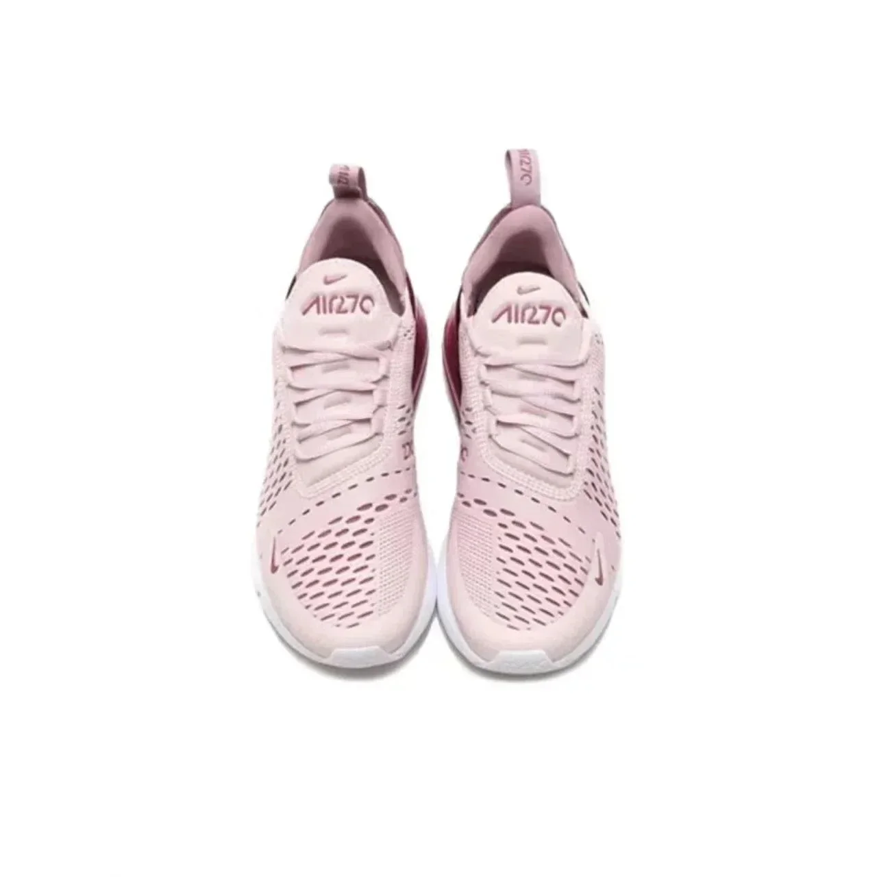 Nike Air Max 270 Men and Women Mesh Shock Absorption Outdoor Abrasion Resistant Low Top Air Cushion Running Shoes 270-7