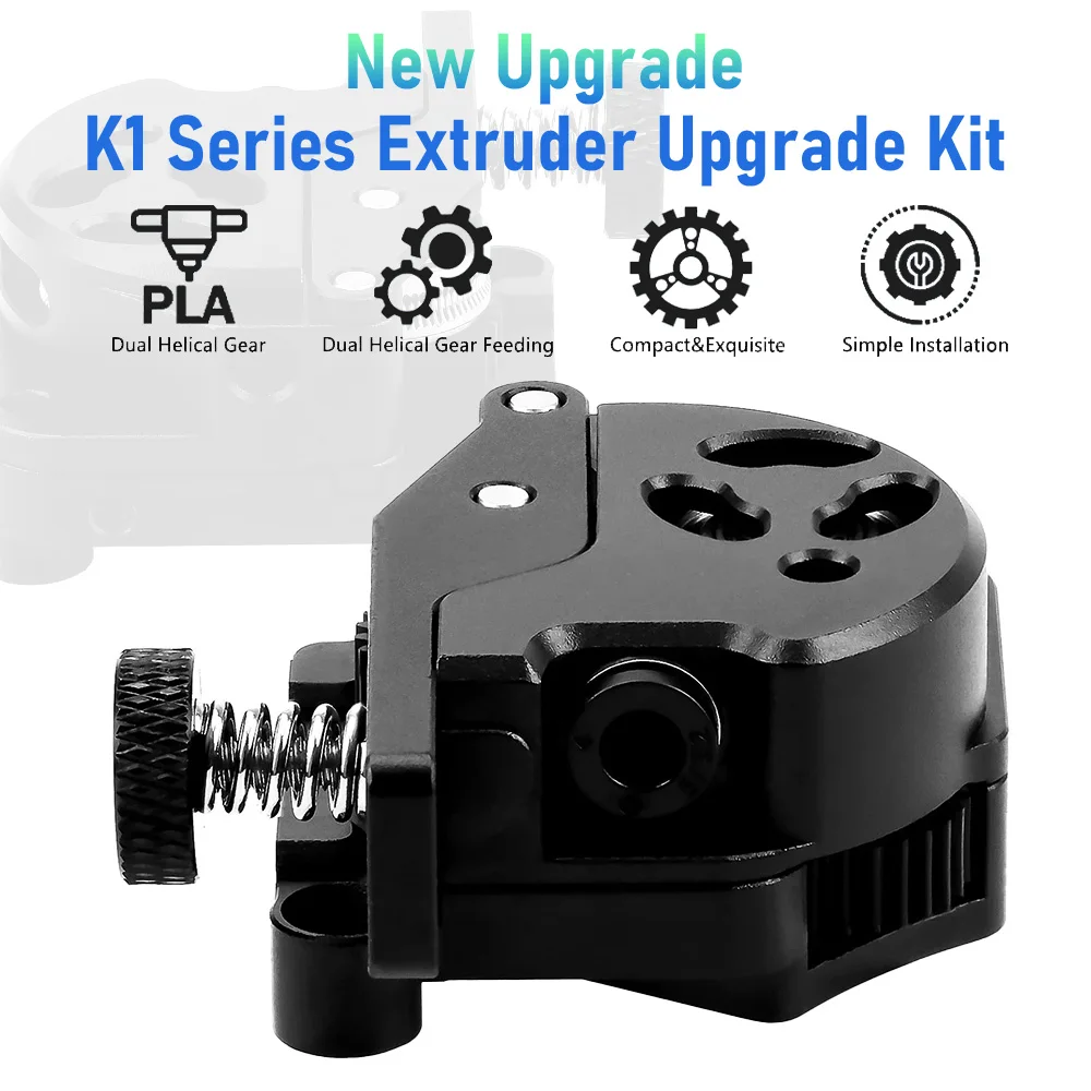 K1 K1C K1 Max Extruder Kit for Creality K1 Series Extruder Upgrade Direct Drive Extruder Dual Gear Feeding Extrusion Accessory