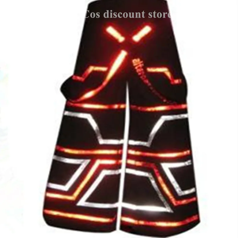 

New Ghost Dance Pants Night Vision Ghost Walk Costume Reflective Pants Shuffle Luminous Pants Casual Hip-hot Dance Trousers