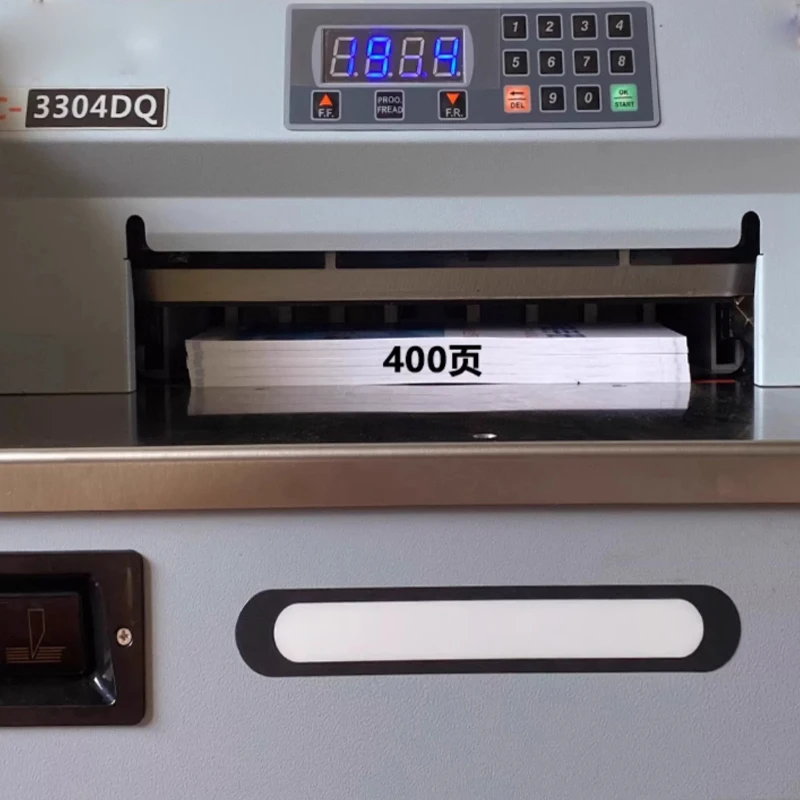 

Upgrade Desktop Electric CNC Paper Cutter Business Card Bid Document Paper Brochure Cutting 400pages Book Cutting Customized
