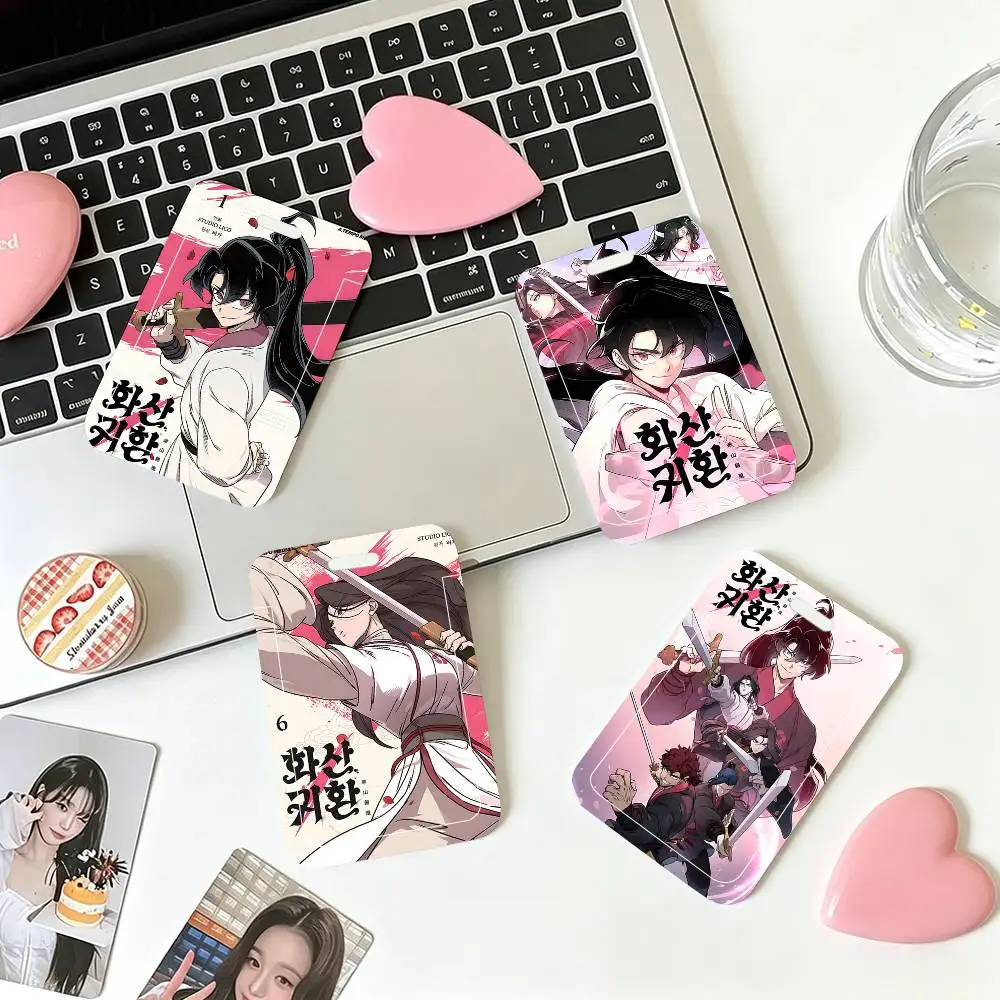 1pc Return Of The Blossoming Blade ID Card Sleeve School Card Access ID Card Bus Meal Card Protective Sleeve Easy Push