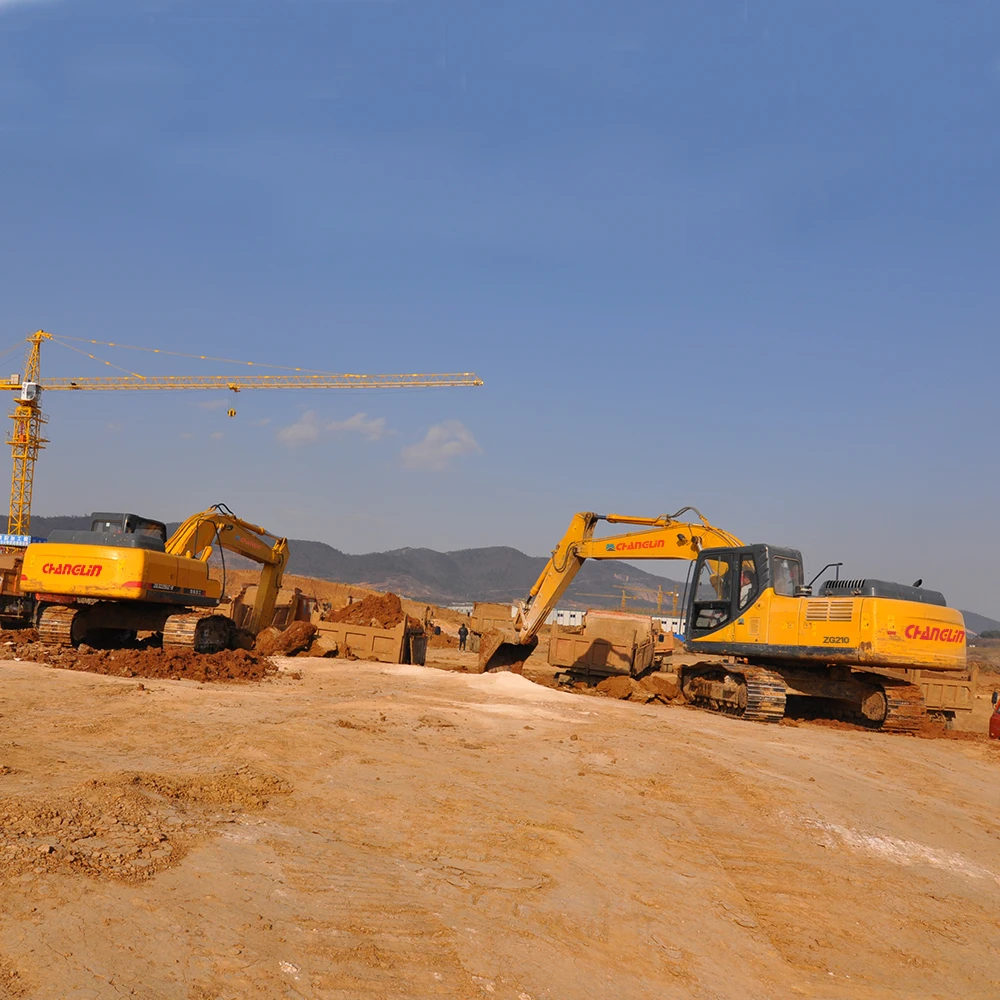 العلامات التجارية 21 طن حفارة مجنزرة هيدروليكية