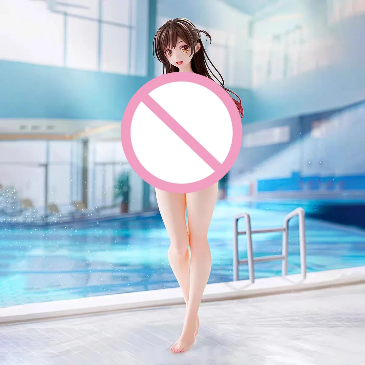 

Rent Your Girlfriend Chizuru Mizuhara's 1/7 Competitive Swimsuit Figurine, Cute Girl From Japanese Anime, Sexy 2D Model,