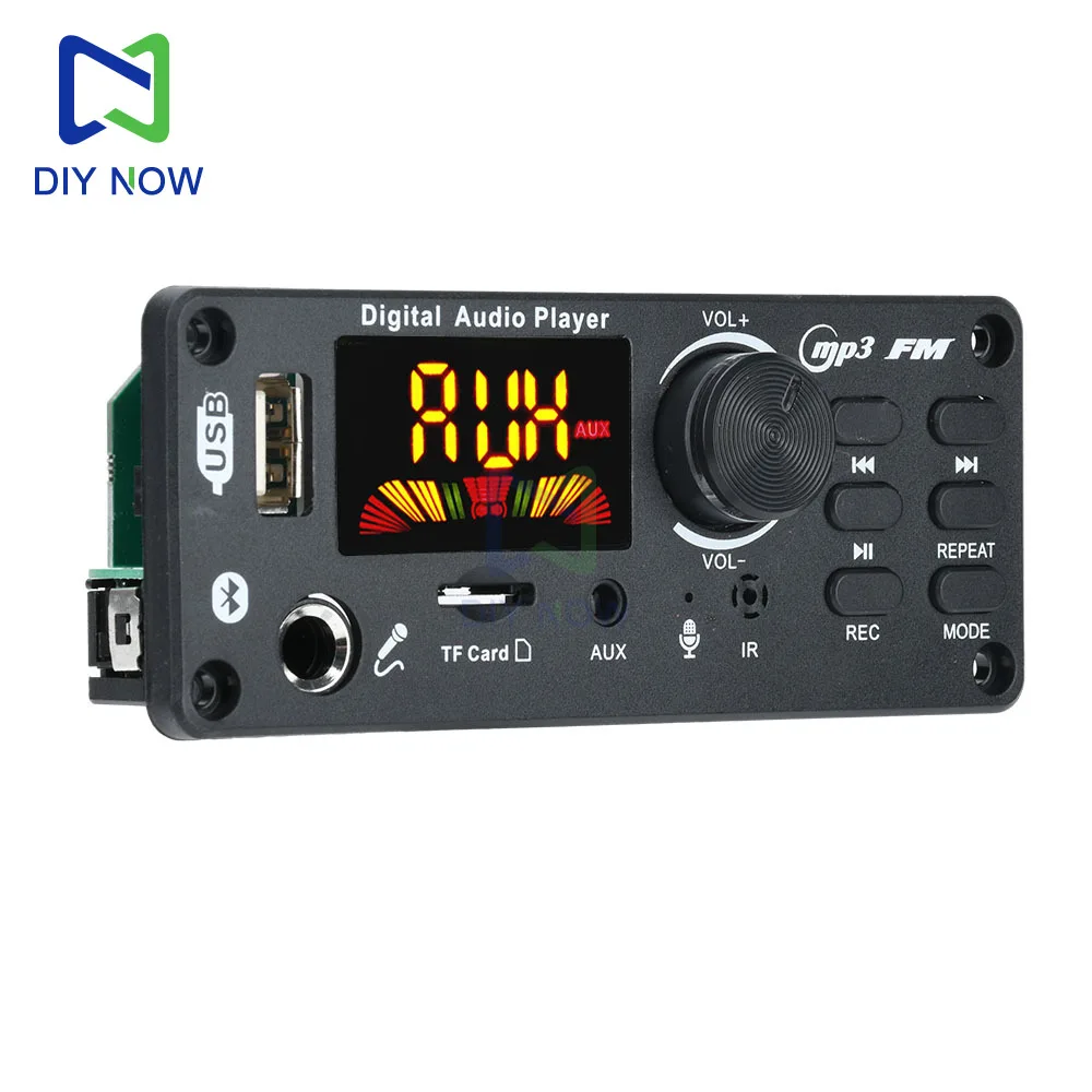 

87.5-107.5MHz MP3 Bluetooth Audio Lossless Decoder Board PCBA Audio Decoder Module Music Playback Volume Controller No battery