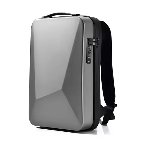 Mochila anti-roubo masculina, grande capacidade, e-sports, bolsa para laptop, multifuncional, casual, viagem, capa dura, usb, à prova d'água
