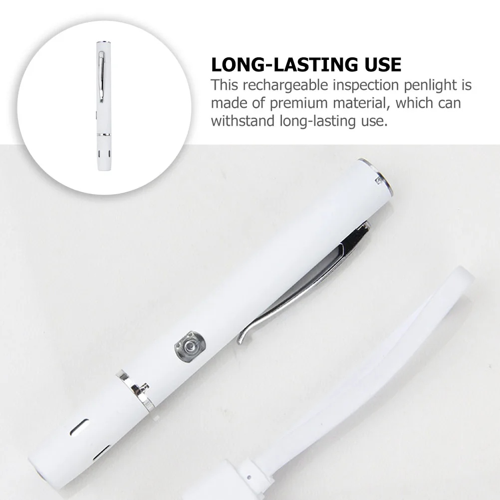 

Medical Flashlight Inspection Lamp Examination Pen Charge Portable Led Zinc Alloy Nurse