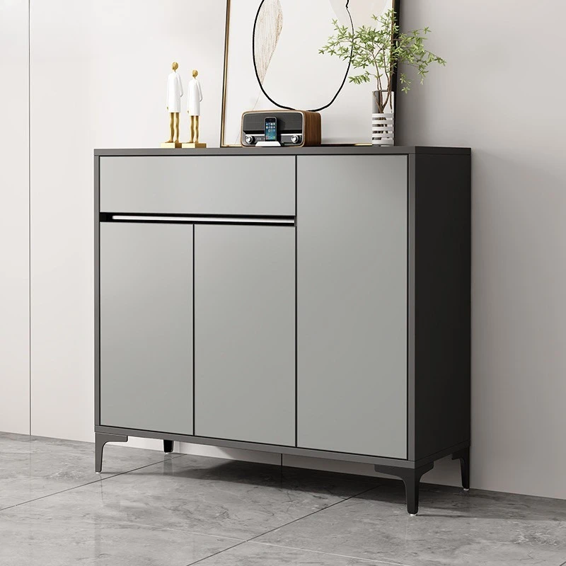 Aluminum alloy shoe cabinet honeycomb aluminum home entrance shoe cabinet balcony outdoor waterproof sunscreen storage cabinet