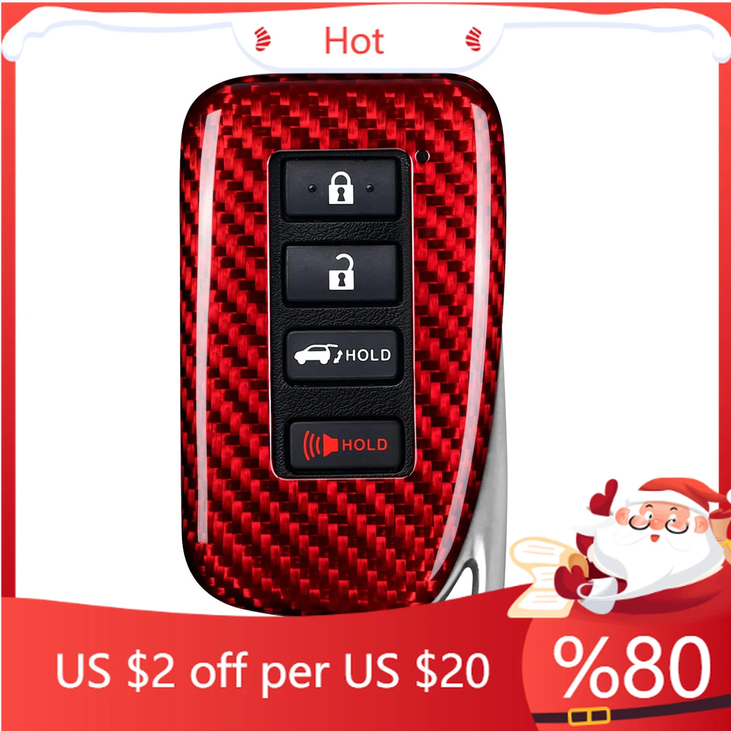 

Горячий чехол для ключей Lexus из углеродного волокна для Lexus ES200-ES350 GX460 LC500 LS350 LS500h LX600, умные наклейки для интерьера