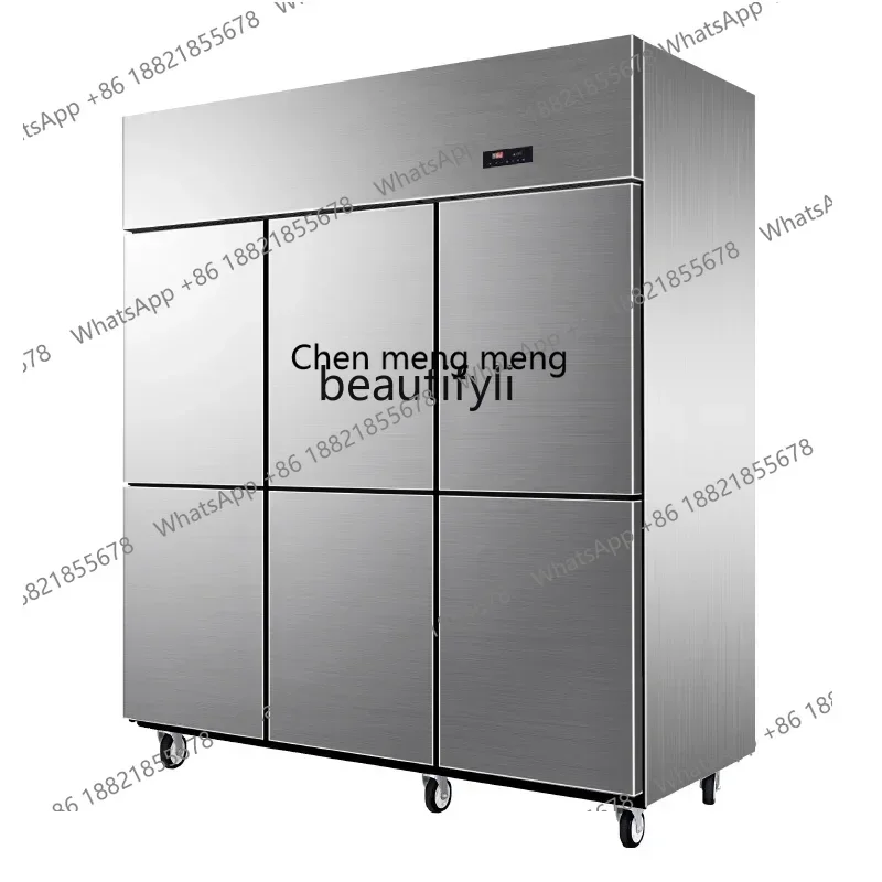

Commercial vertical stainless steel kitchen refrigerated freezer freezer freezer