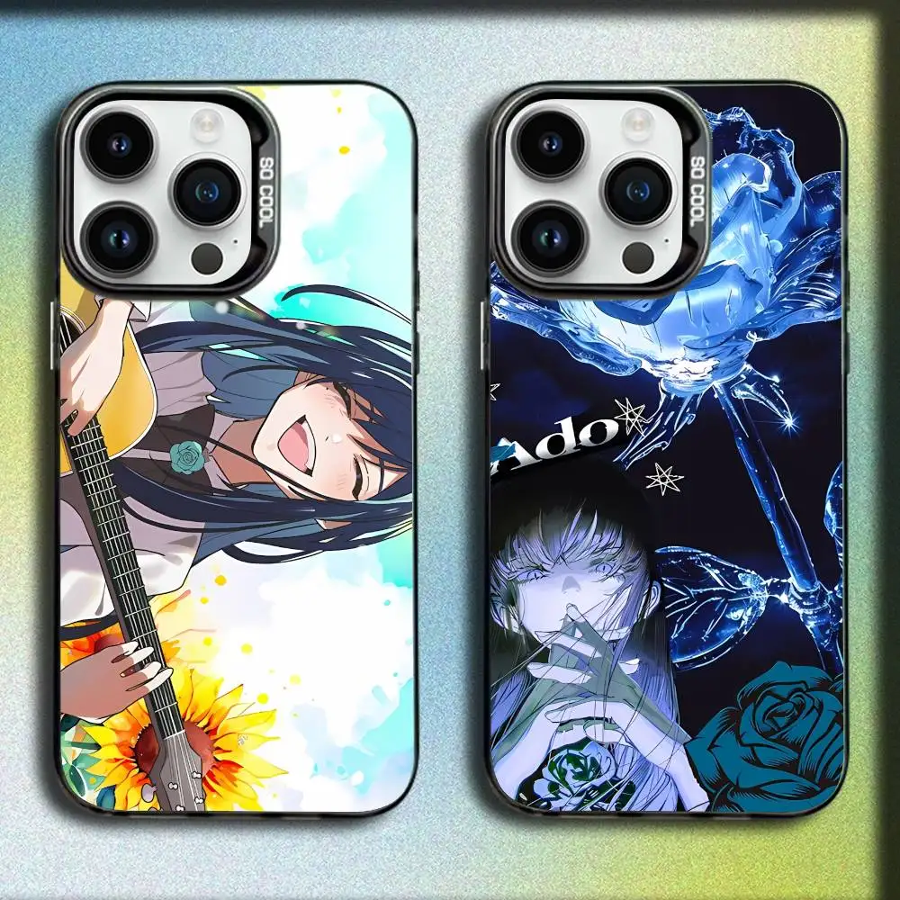 

Japanese A-Ado female singer Phone Case For iPhone 17,16,15,14,13,12,11,Pro,Max,Plus,E,SE4,Air,Mini Black IMD Box