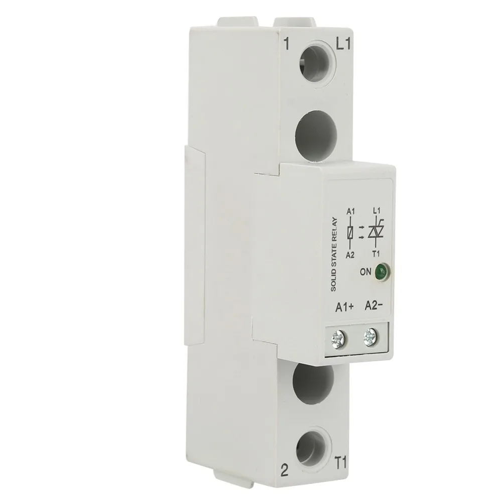 

TRA48D10 Solid State Relay 42-480VAC 17.8mm Ultra Thin Din Rail Solid State Relay DC Control AC Smart Solid State Relay