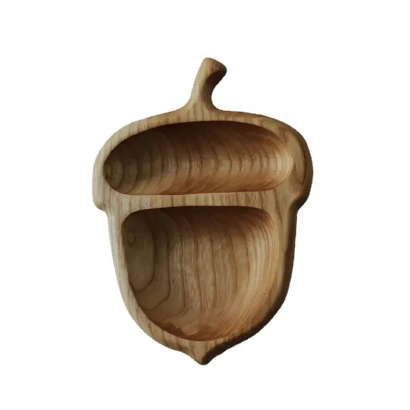 

Wooden Crafts Squirrel Snack Tray, Household Goods, Snack Nut Tray