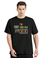 I'm This Old T Shirt Old Data Storage Geek Gift Men Women T-shirt Casual 100% Cotton Unisex O-neck Tee Tops Men Clothing